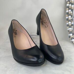 Abeo B.I.O. System Venice size 6N Black Leather heel dress shoes